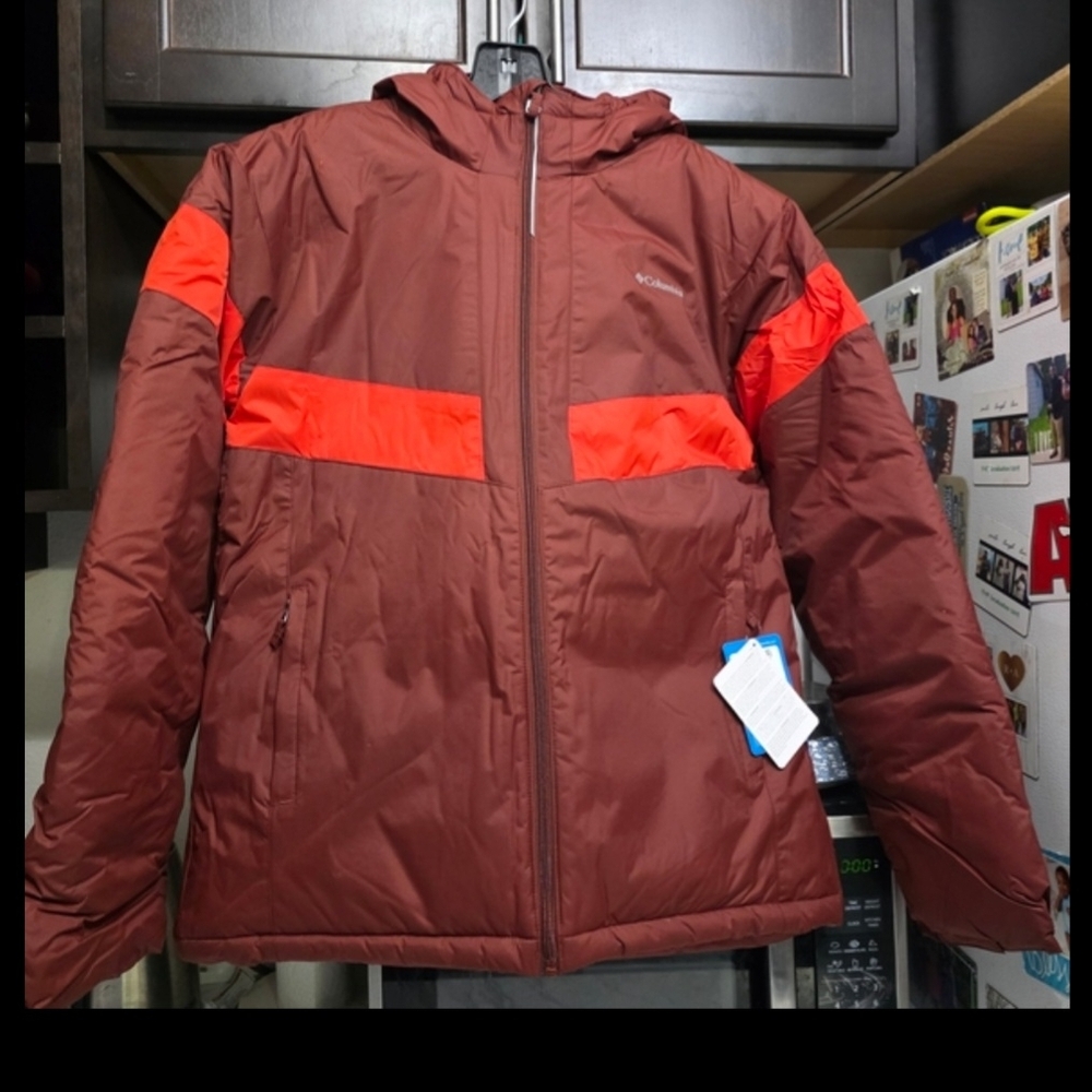 Columbia Brown and Orange  Youth Boys 14/16 Jacket